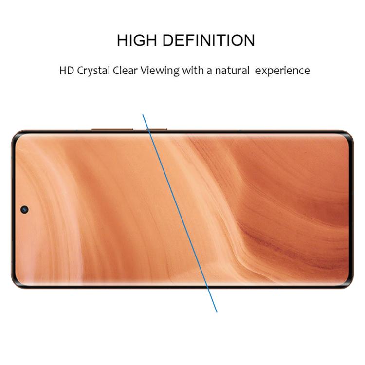For Realme GT5 Pro 25pcs Full Glue 9H HD 3D Curved Edge Tempered Glass Film - Black