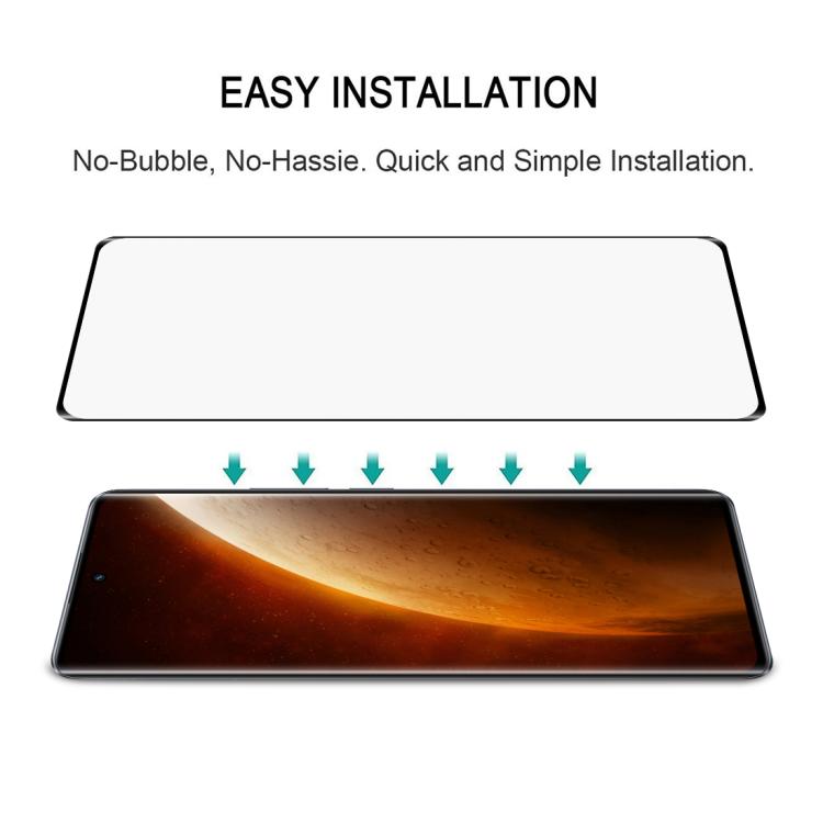 For Realme Narzo 60 Pro 25pcs Full Glue 9H HD 3D Curved Edge Tempered Glass Film - Black