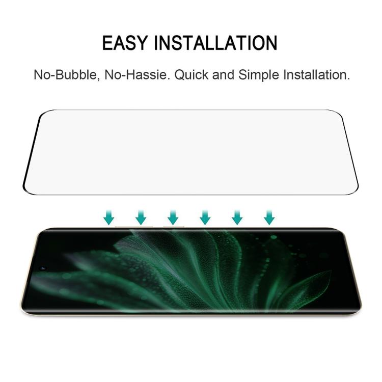 For Realme P2 Pro 5G 25pcs Full Glue 9H HD 3D Curved Edge Tempered Glass Film - Black
