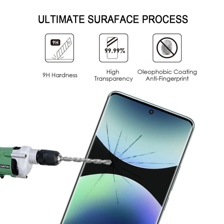 For Xiaomi Redmi Note 14 Pro 5G / 4G Full Glue 9H HD 3D Curved Edge Tempered Glass Film - Black