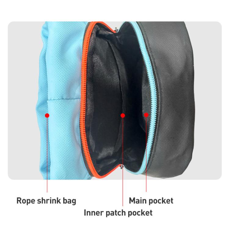 For Nintendo Switch 2 iPlay HBS-2838 Multi-function Portable Crossbody Storage Bag - Blue Orange