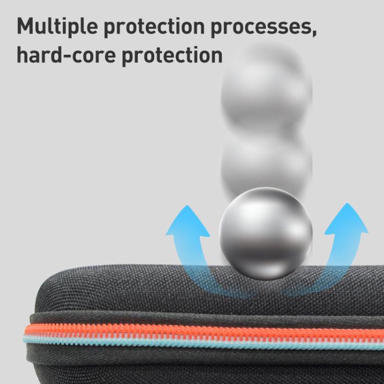 For Nintendo Switch 2 iPlay HBS-2840 Handle Protection Set Storage Bag - Black