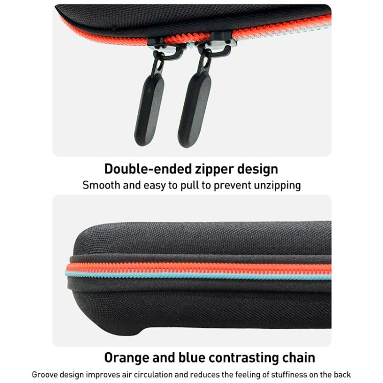 For Nintendo Switch 2 iPlay HBS-2840 Handle Protection Set Storage Bag - Black