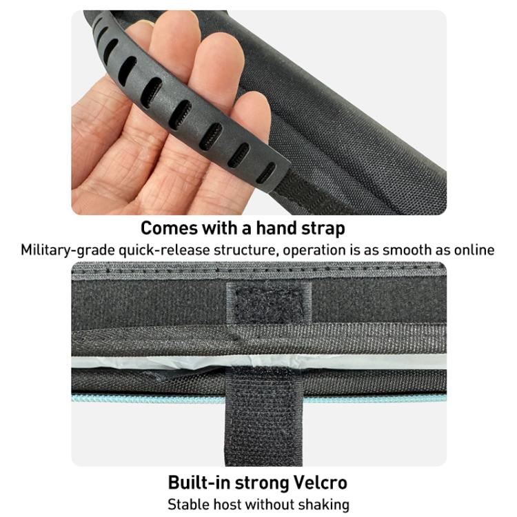 For Nintendo Switch 2 iPlay HBS-2840 Handle Protection Set Storage Bag - Black