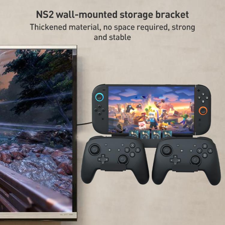 iPlay HBS-2836 Game Controller Universal Wall Storage Bracket - Black