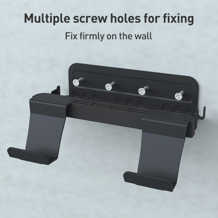 iPlay HBS-2836 Game Controller Universal Wall Storage Bracket - Black