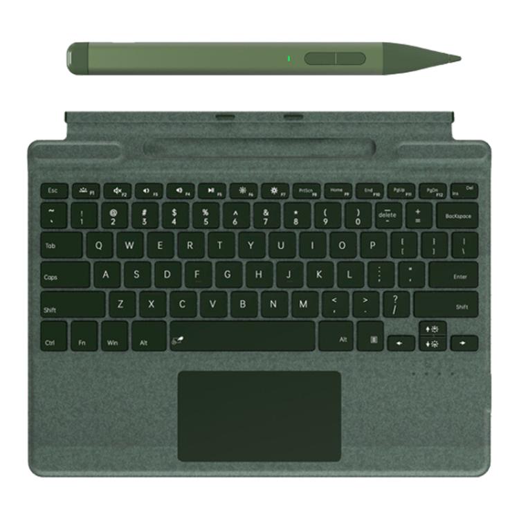 For MicroSoft Surface Pro 9 / 8 / X Magnetic Touch Backlit Bluetooth Keyboard With Pen Slot and Stylus Pen