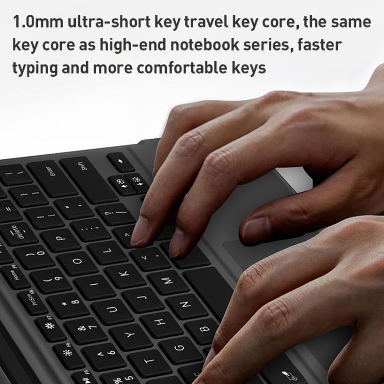 For MicroSoft Surface Pro 9 / 8 / X Magnetic Touch Backlit Bluetooth Keyboard With Pen Slot and Stylus Pen
