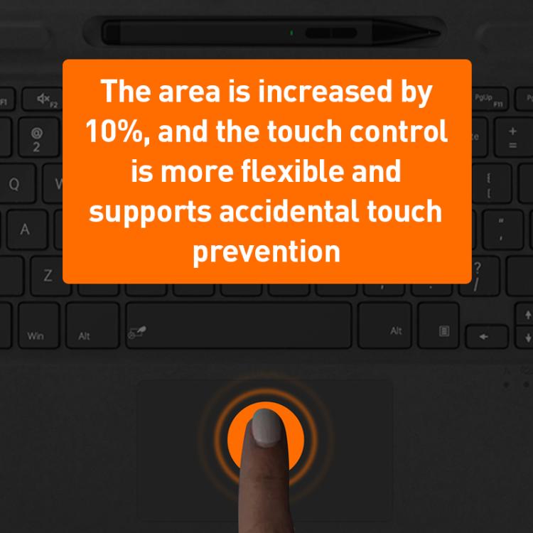 For MicroSoft Surface Pro 9 / 8 / X Magnetic Touch Backlit Bluetooth Keyboard With Pen Slot and Stylus Pen
