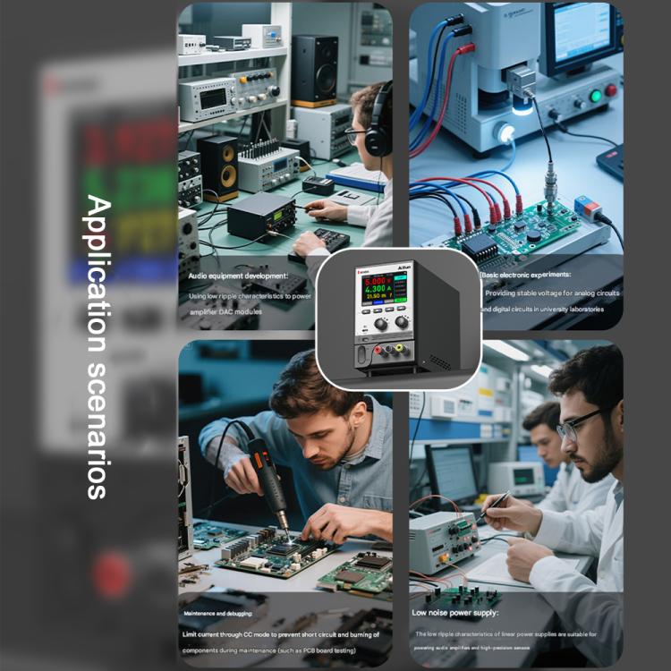 Aixun SP3005 Intelligent Interconnection CNC Programmable DC Power Supply, Plug:EU Plug