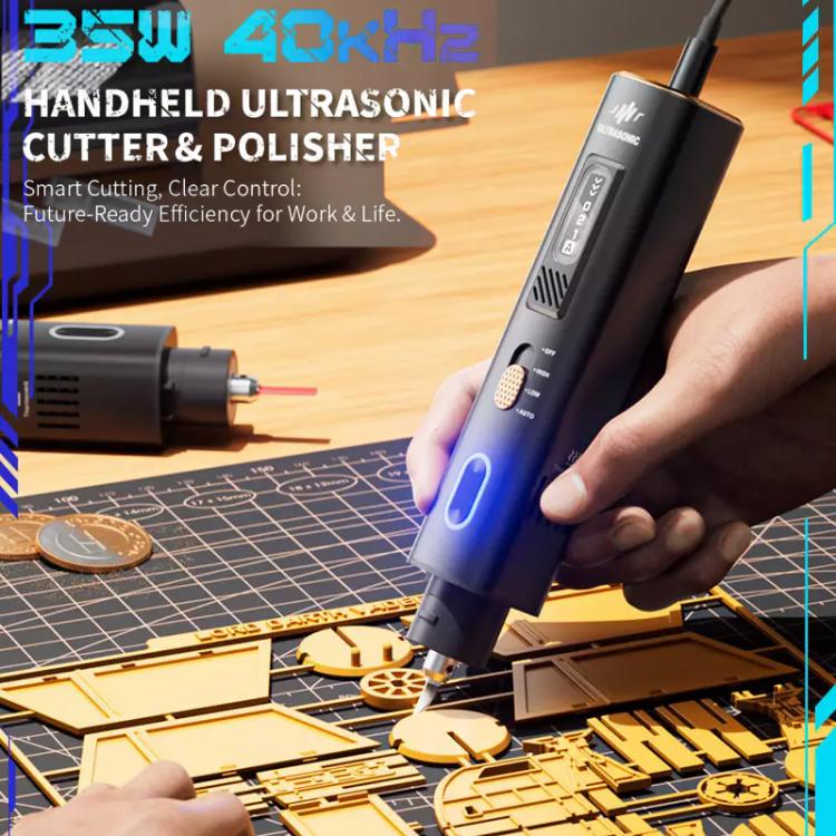 Jakemy JM-Y10 Series 35W 2 in 1 Handheld Ultrasonic Cutter Polisher, Plug:EU Plug