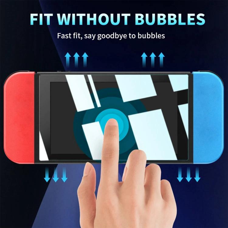 For Nintendo Switch Dust-Free Warehouse HD Curved Edge Tempered Film
