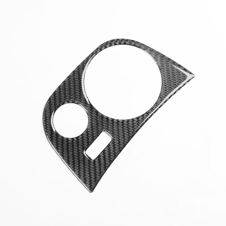 Carbon Fiber Car Water Cup Panel Decorative Sticker for SEAT Leon 2005-2012, Right Driver