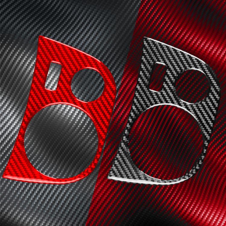 Carbon Fiber Car Water Cup Panel Decorative Sticker for SEAT Leon 2005-2012, Right Driver