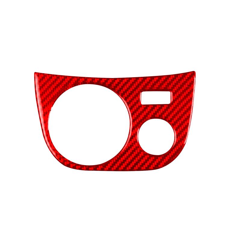 Carbon Fiber Car Water Cup Panel Decorative Sticker for SEAT Leon 2005-2012, Right Driver