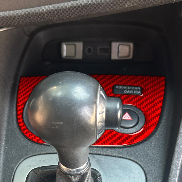Carbon Fiber Car Water Cup Panel Decorative Sticker for SEAT Leon 2005-2012, Right Driver