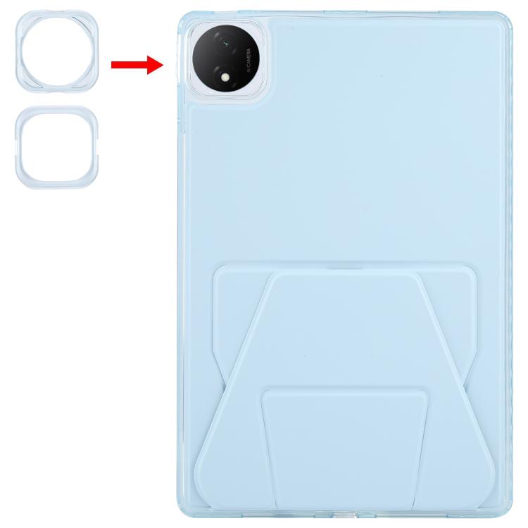For Honor Pad GT Pro 12.3 2024 Folding Magnetic Holder Acrylic Leather Back Tablet Case