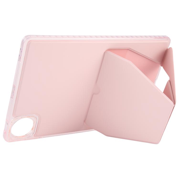 For Honor Pad GT Pro 12.3 2024 Folding Magnetic Holder Acrylic Leather Back Tablet Case