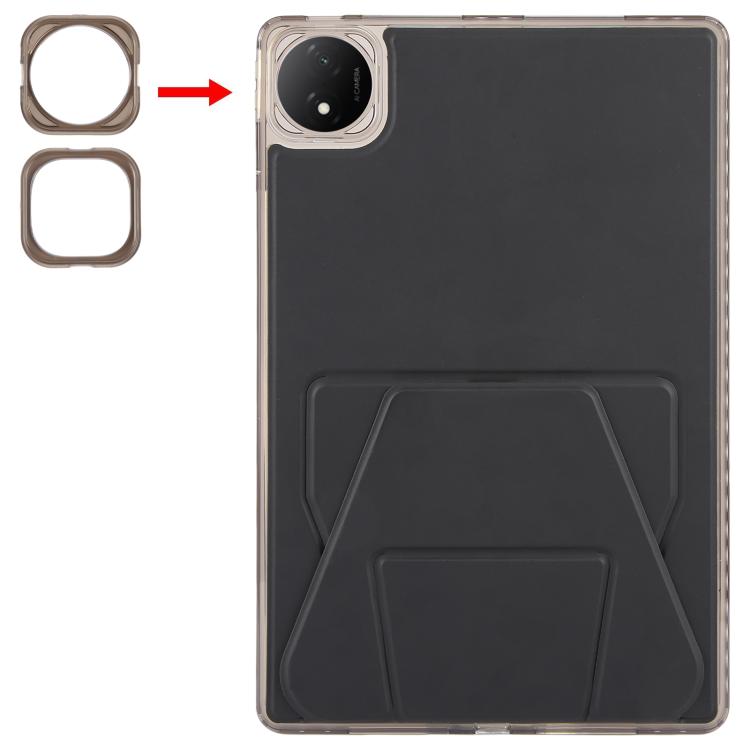 For Honor Pad GT Pro 12.3 2024 Folding Magnetic Holder Acrylic Leather Back Tablet Case