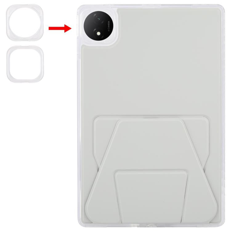 For Honor Pad GT Pro 12.3 2024 Folding Magnetic Holder Acrylic Leather Back Tablet Case