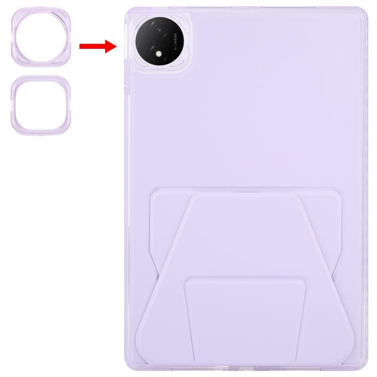 For Honor Pad GT Pro 12.3 2024 Folding Magnetic Holder Acrylic Leather Back Tablet Case