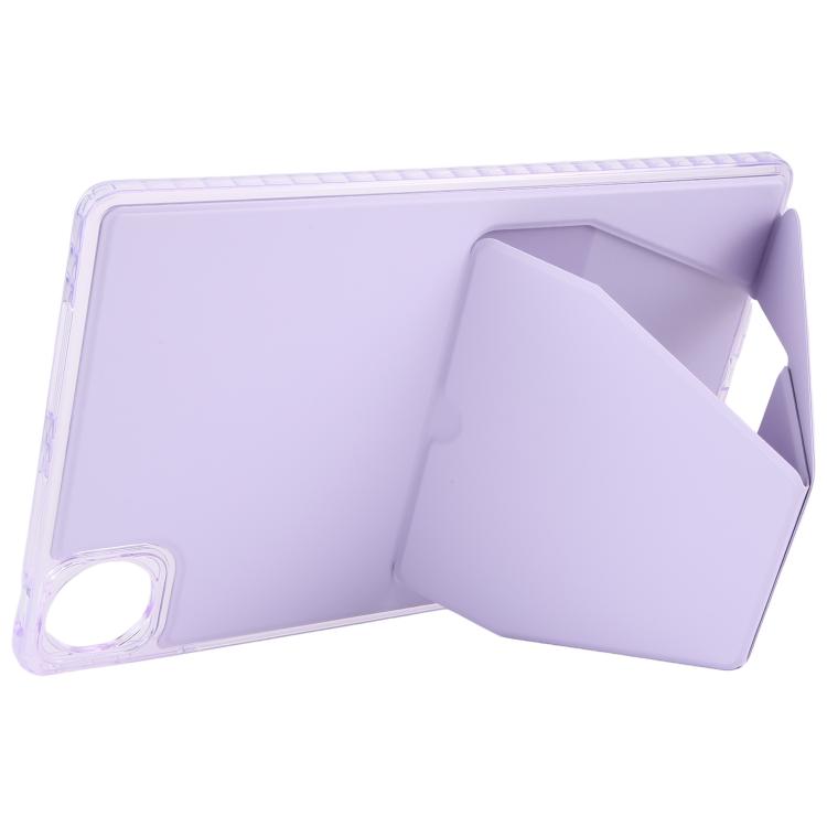 For Honor Pad GT Pro 12.3 2024 Folding Magnetic Holder Acrylic Leather Back Tablet Case