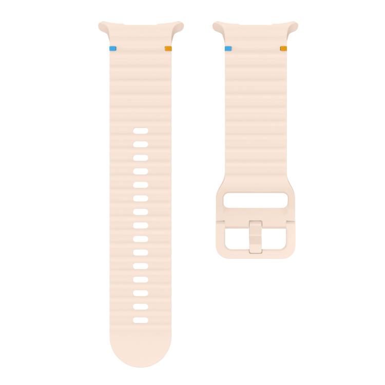 For Samsung Galaxy Watch Ultra 47mm / Ultra 2025 xDfind Wave Stitching Silicone Watch Band