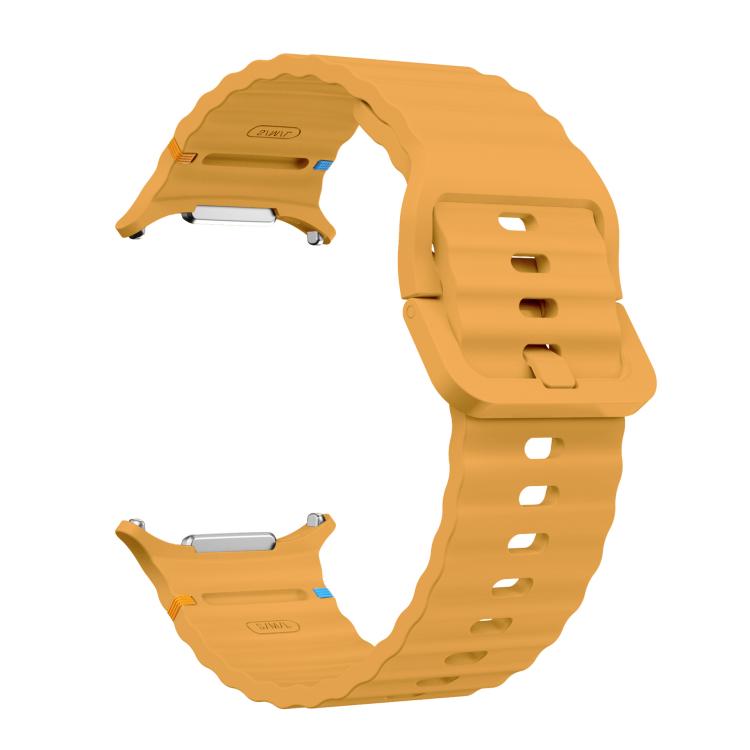 For Samsung Galaxy Watch Ultra 47mm / Ultra 2025 xDfind Wave Stitching Silicone Watch Band