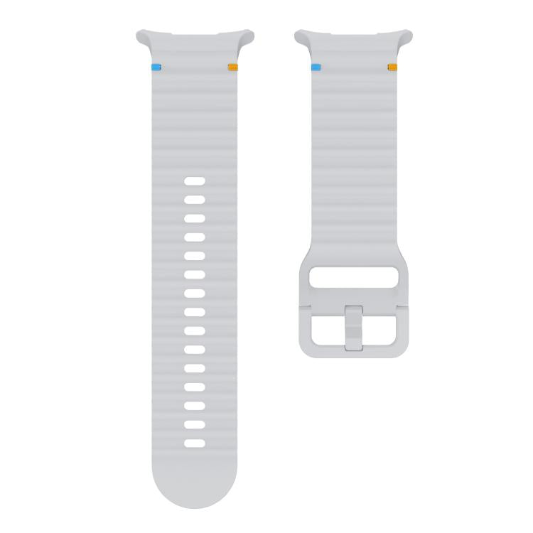 For Samsung Galaxy Watch Ultra 47mm / Ultra 2025 xDfind Wave Stitching Silicone Watch Band