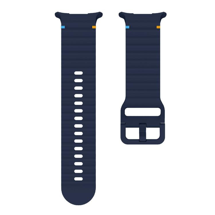 For Samsung Galaxy Watch Ultra 47mm / Ultra 2025 xDfind Wave Stitching Silicone Watch Band