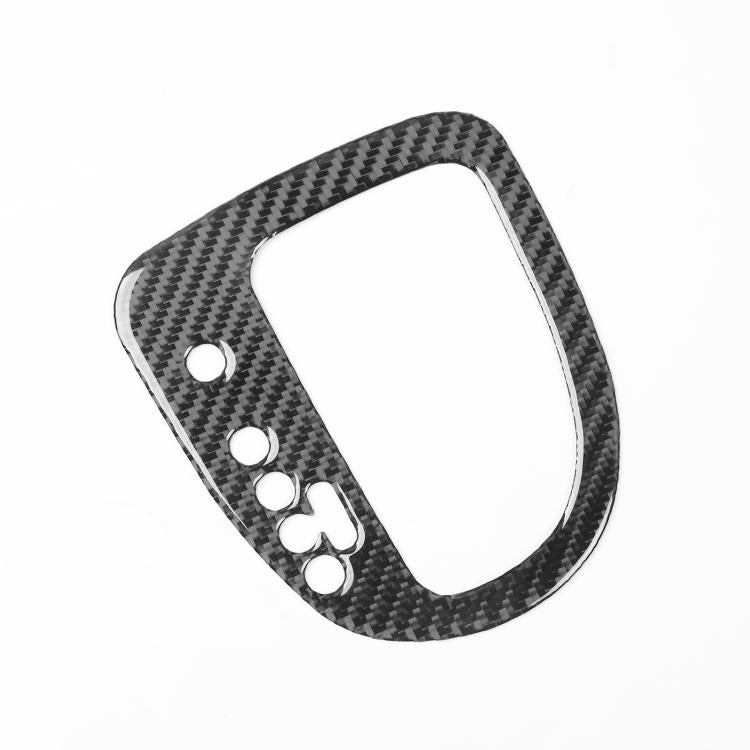 Carbon Fiber Car Gear Position Panel Decorative Sticker for SEAT Leon 2005-2012, Left Driver
