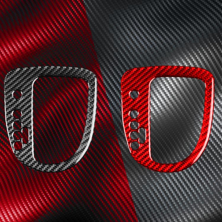 Carbon Fiber Car Gear Position Panel Decorative Sticker for SEAT Leon 2005-2012, Left Driver