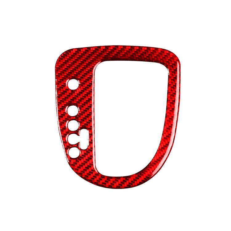 Carbon Fiber Car Gear Position Panel Decorative Sticker for SEAT Leon 2005-2012, Left Driver