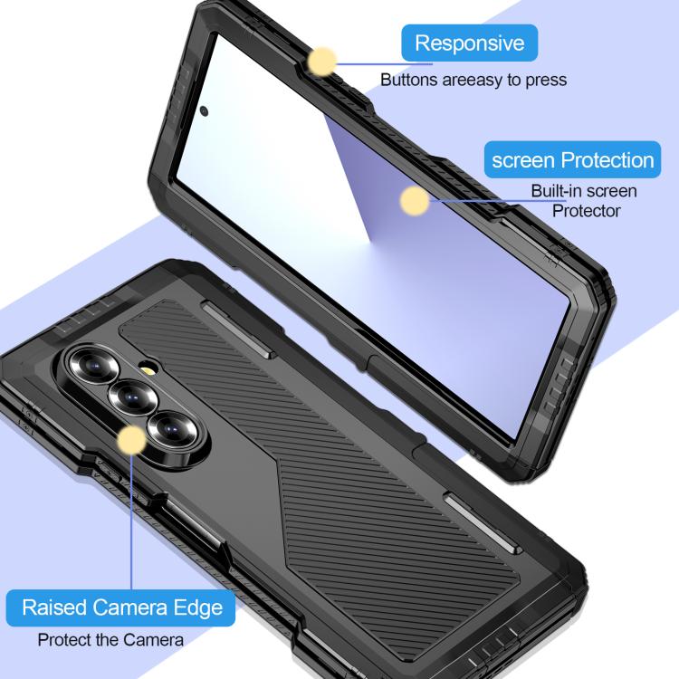 For Samsung Galaxy Z Fold7 5G RedPepper Waterproof Drop-proof Dustproof Metal Phone Case