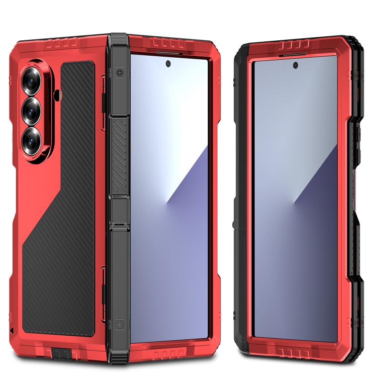 For Samsung Galaxy Z Fold7 5G RedPepper Waterproof Drop-proof Dustproof Metal Phone Case