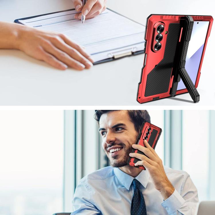 For Samsung Galaxy Z Fold7 5G RedPepper Waterproof Drop-proof Dustproof Metal Phone Case