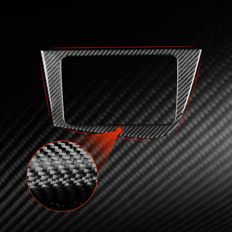 Carbon Fiber Car Center Console Panel Decorative Sticker for SEAT Leon 2005-2012, Left Driver