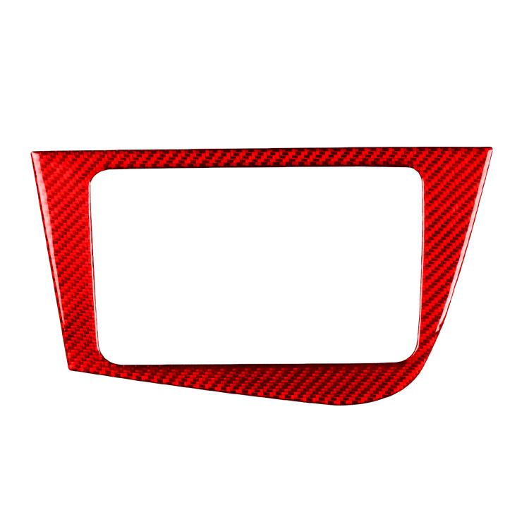 Carbon Fiber Car Center Console Panel Decorative Sticker for SEAT Leon 2005-2012, Left Driver