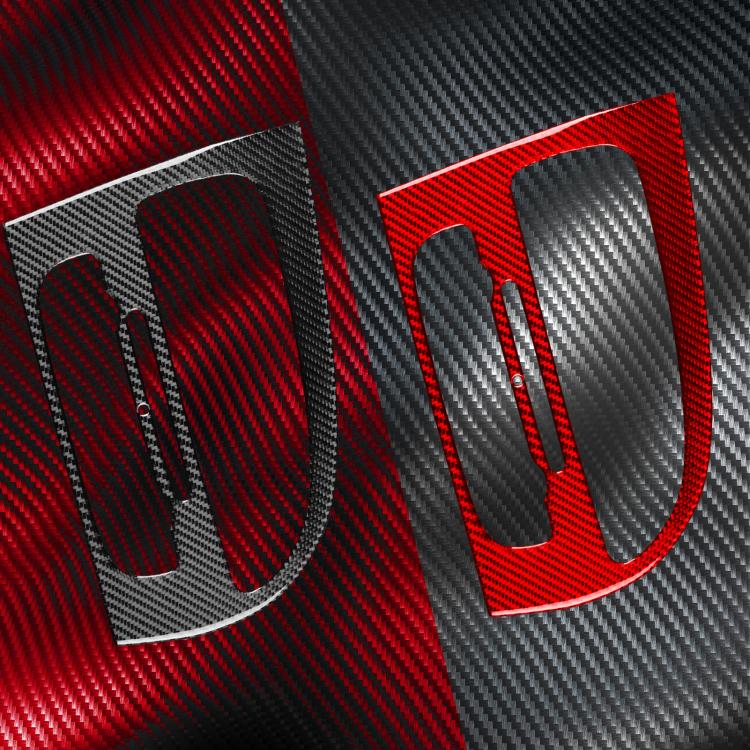 Carbon Fiber Car Center Console Air Conditioner Panel Decorative Sticker for SEAT Leon 2005-2012, Left Driver