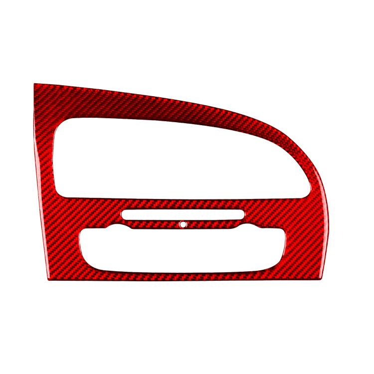 Carbon Fiber Car Center Console Air Conditioner Panel Decorative Sticker for SEAT Leon 2005-2012, Left Driver