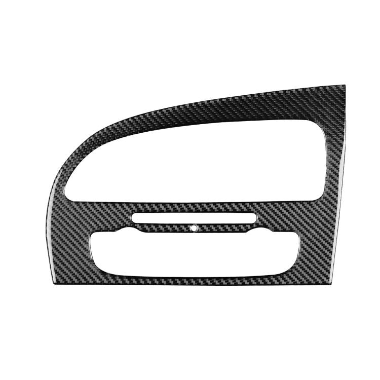 Carbon Fiber Car Center Console Air Conditioner Panel Decorative Sticker for SEAT Leon 2005-2012, Right Driver