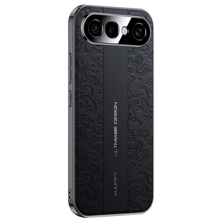 For vivo S50 Pro mini 5G Cloud Dragon Pattern Plain Leather PC Phone Case