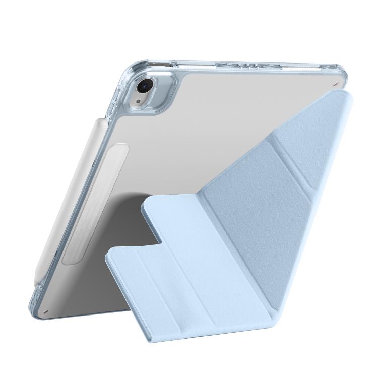For iPad Air 11 2026 / 2025 / 2024 Magnetic Detachable Dual-Clasp Acrylic Deformation Leather Tablet Case