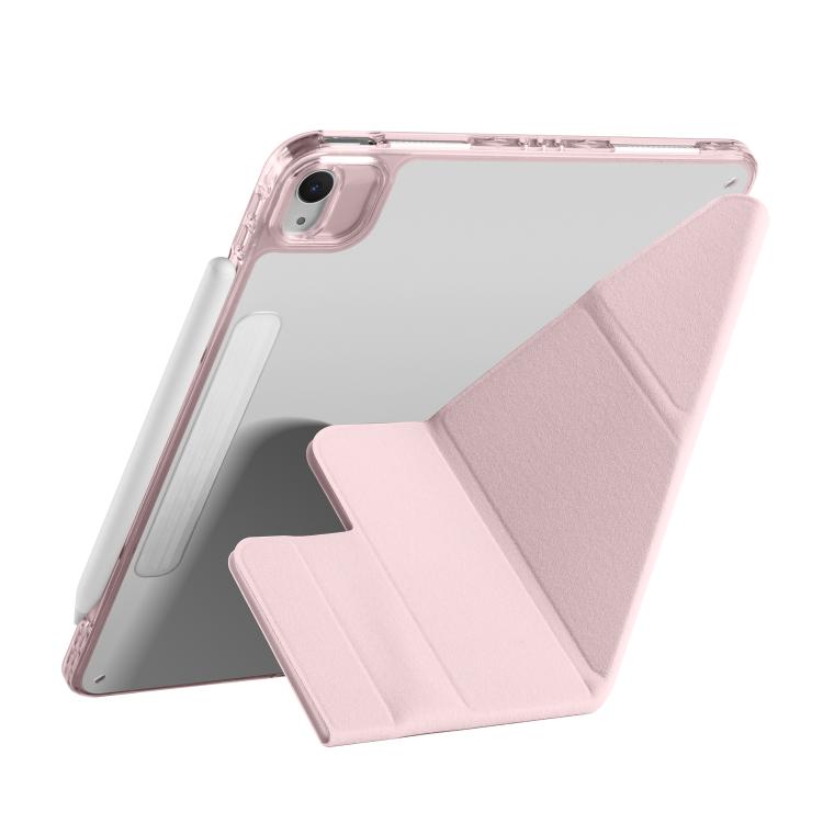 For iPad Air 11 2026 / 2025 / 2024 Magnetic Detachable Dual-Clasp Acrylic Deformation Leather Tablet Case
