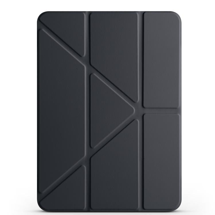 For iPad Air 11 2026 / 2025 / 2024 Magnetic Detachable Dual-Clasp Acrylic Deformation Leather Tablet Case