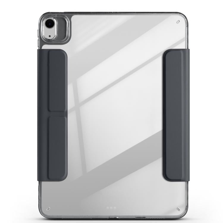 For iPad Air 11 2026 / 2025 / 2024 Magnetic Detachable Dual-Clasp Acrylic Deformation Leather Tablet Case