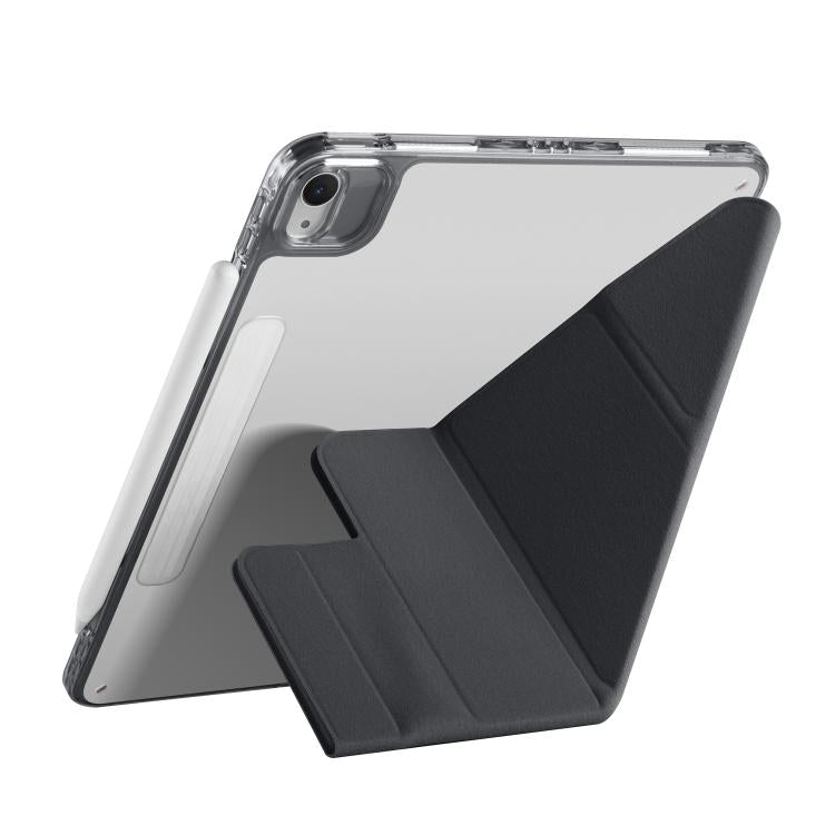 For iPad Air 11 2026 / 2025 / 2024 Magnetic Detachable Dual-Clasp Acrylic Deformation Leather Tablet Case
