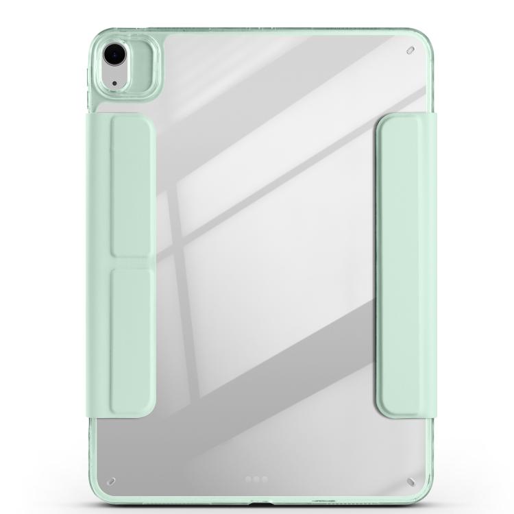 For iPad Air 11 2026 / 2025 / 2024 Magnetic Detachable Dual-Clasp Acrylic Deformation Leather Tablet Case