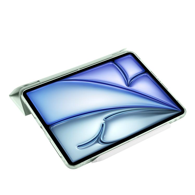 For iPad Air 11 2026 / 2025 / 2024 Magnetic Detachable Dual-Clasp Acrylic Deformation Leather Tablet Case