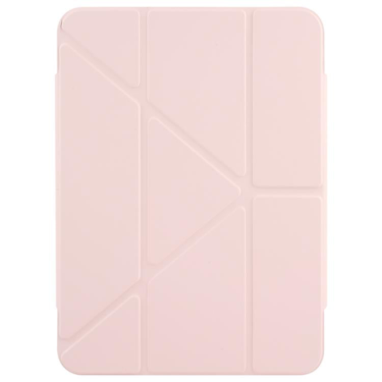 For iPad mini 2024 / mini 6 Magnetic Detachable Dual-Clasp Acrylic Deformation Leather Tablet Case